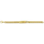 Landstrom's Black Hills Gold mens I D bracelet