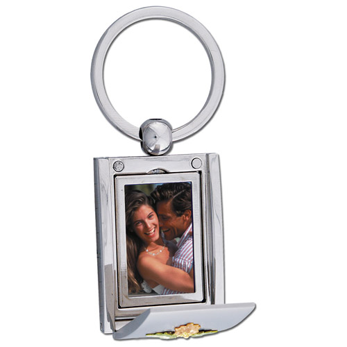 Landstrom's Black Hills Gold Sterling Silver key ring locket open