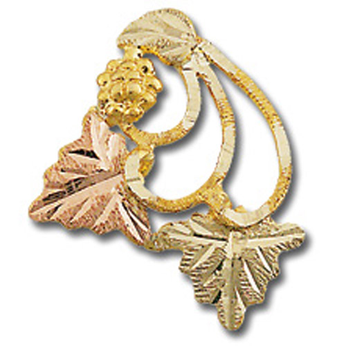 Landstrom's Black Hills Gold leaf brooch