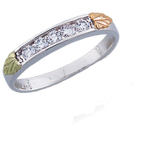 Landstrom's Black Hills Gold diamond wedding band