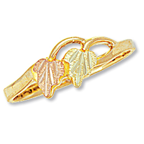 Landstrom's Black Hills Gold leaf ring