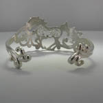 back of Landstroms filigree galloping horse bracelet