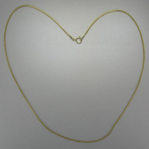 14 kt.y.g. snake link chain 16 inches long