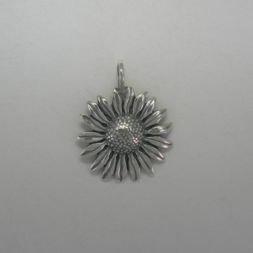 Sterling Silver Sunflower pendant