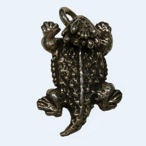 Sterling Silver Horned Toad pendant