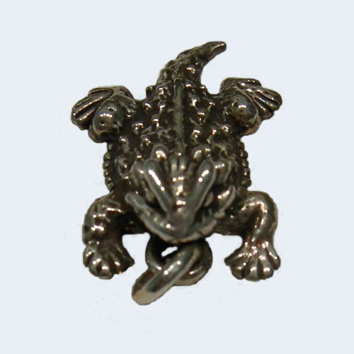 Front view of Horned Toad pendant