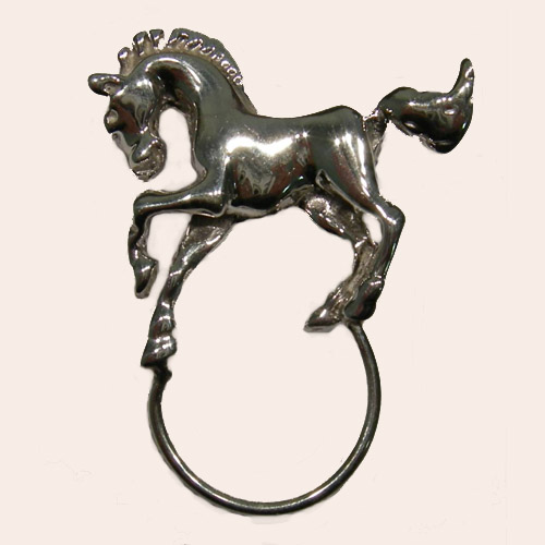 Sterling Silver charm holding brooch