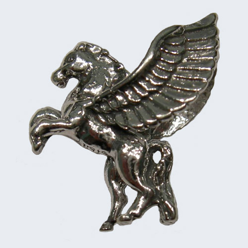 Sterling Silver 3 D small Pegasus charm/pendant