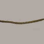 close up of 14 kt.y.g. 20 inch double wheat chain