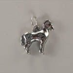 Side of Sterling Silver Indian Pony charm/pendant