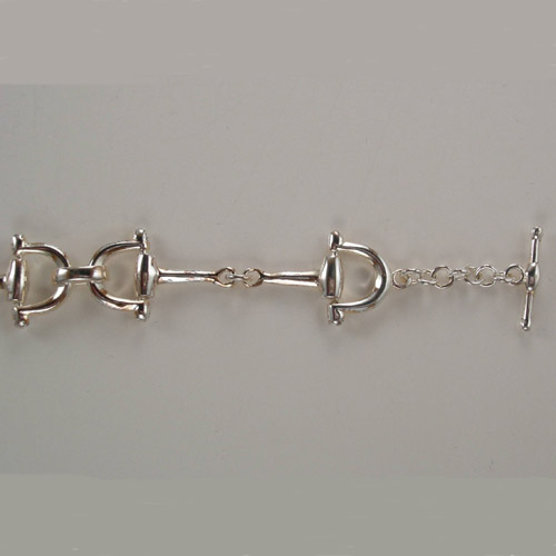 close up of toggle side of bracelet