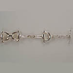 close up of toggle side of bracelet