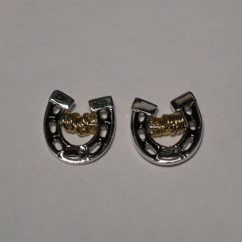 Sterling Silver Wish Rings horseshoe earrings