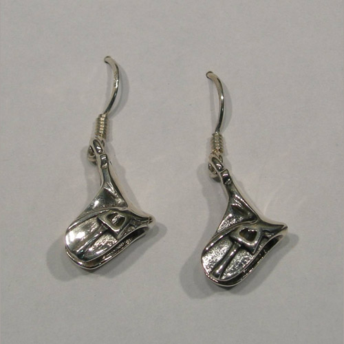Sterling Silver Dressage saddle earrings