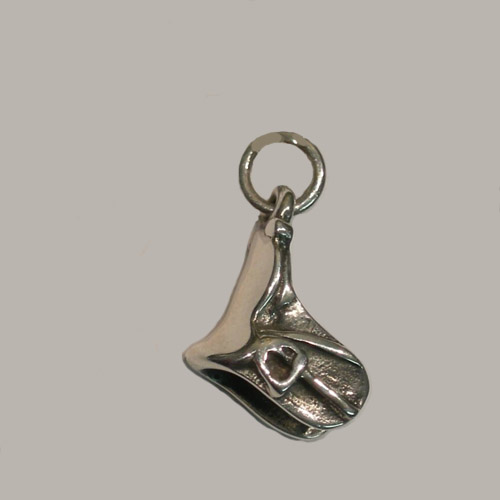 side of Dressage saddle charm/pendant