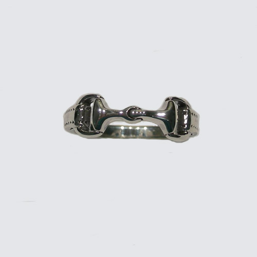 Sterling Silver snaffle bit ring