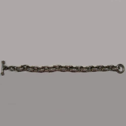 Sterling Silver horseshoe link bracelet