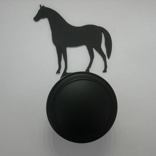Wrought Iron Horse door knob