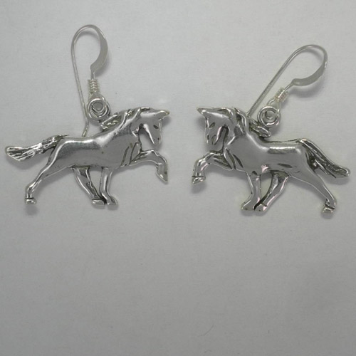 Sterling Silver Tennessee Walking Horse earrings