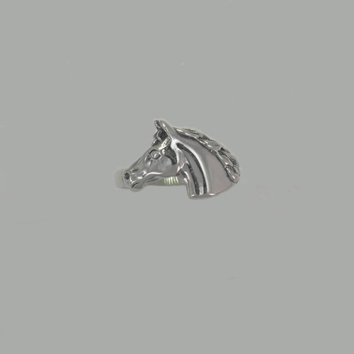 Sterling Silver horse head ring